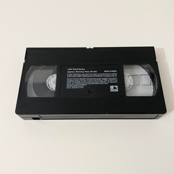 World Series 1993 Toronto Blue Jays Vs Philadelphia Phillies VHS Tape Baseball - Picture 14 of 16